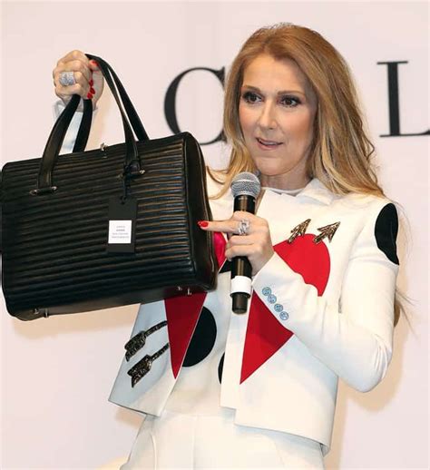 celine dion bag collection|celine dion fansite.